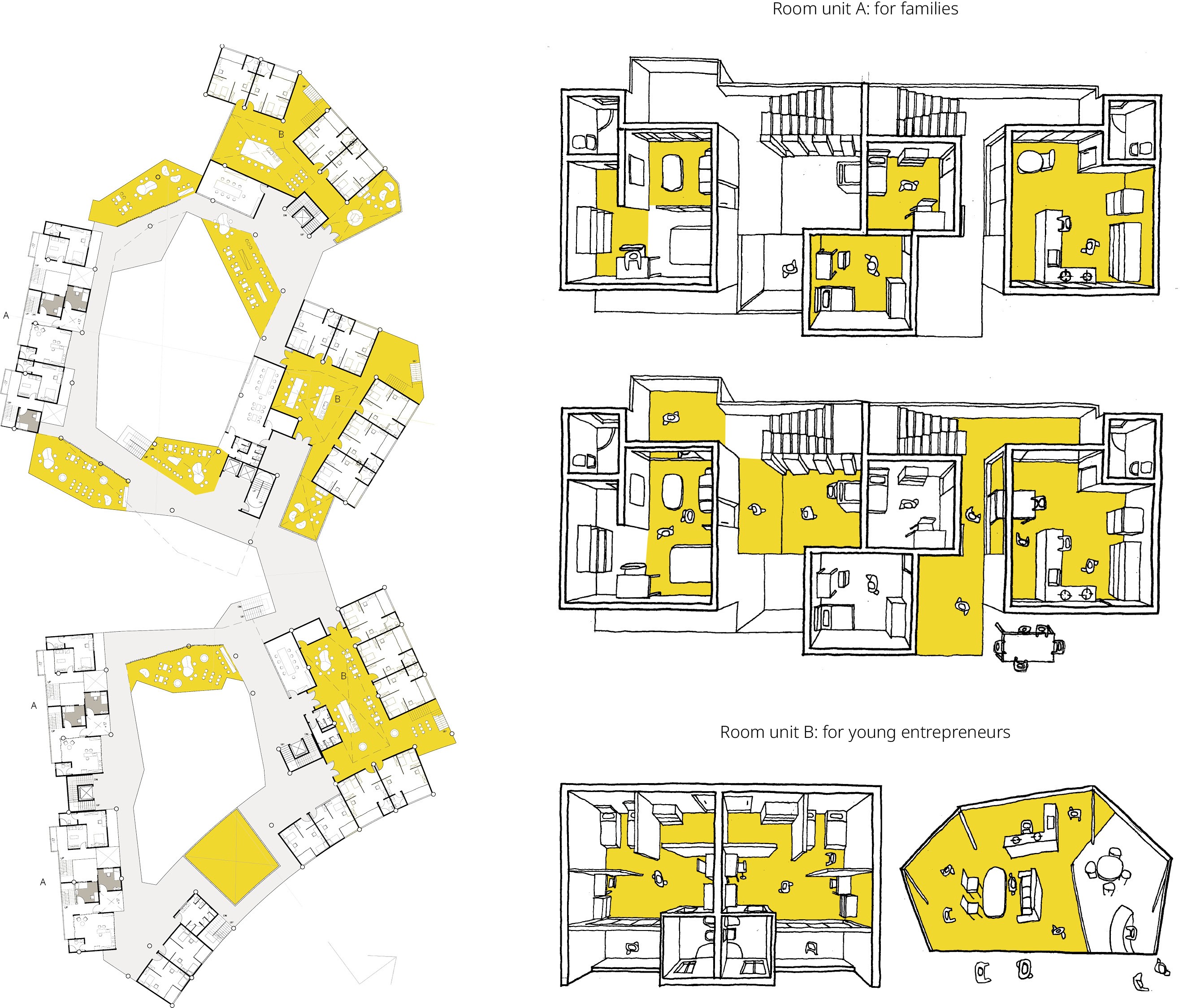 Atrium Co-Living Space
