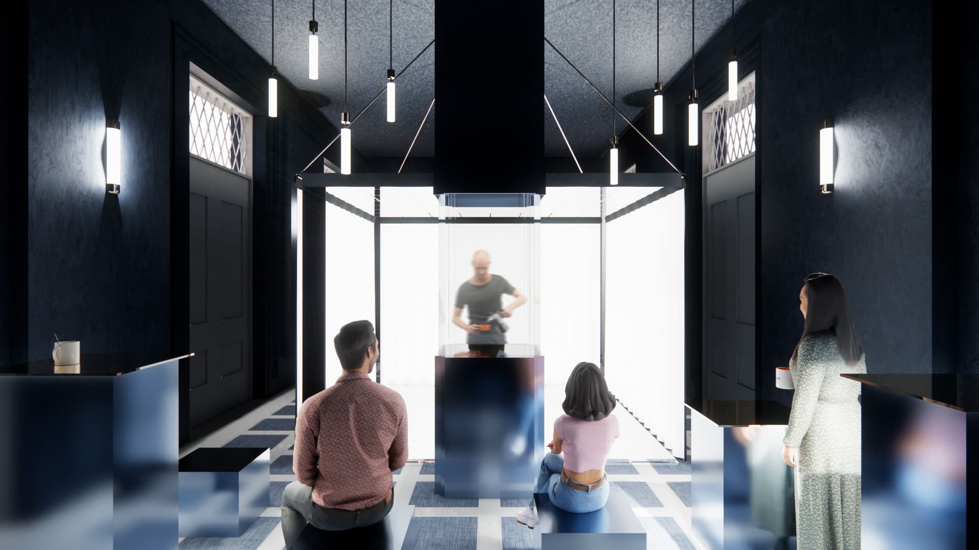 Atrium Co-Living Space